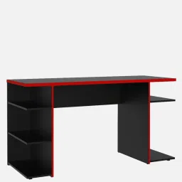 madesa Gaming Table In Black And Red Finish image 4