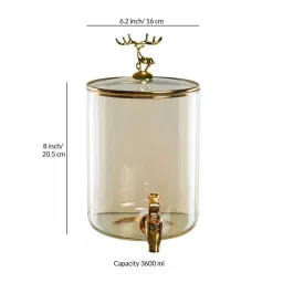 ceradeco Borocilicate Jug With 6 Glass image 3