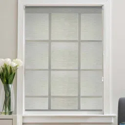 deco window Sheer Textured Corded 84x56 Inches Roller Blind image 1