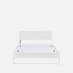 nilkamal sleep Grande King Size Bed in Ivory Finish image 4