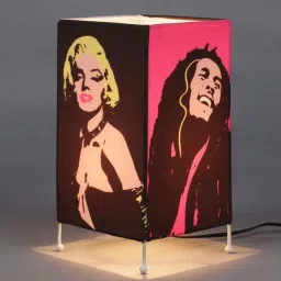 Multicolour Cotton Table Lamp by Green Girgit image 3