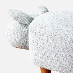 nestroots Twee Bunny Fabric Pouffe In Blue Colour (Set Of 2) image 4