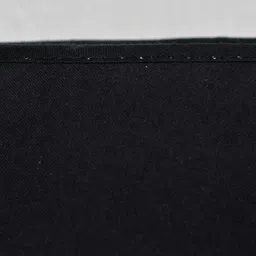 kapoor lampshades Bling Black Cottan Fabric Solid Lampshade image 3