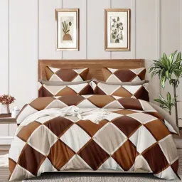 homewards Brown Polyester 350 GSM Double Bed Comforter-picture-25
