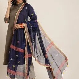 Taavi Jamdani Handloom Dupatta-picture-34