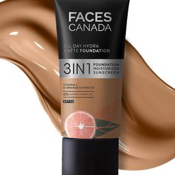 FACES CANADA 3-in-1 All Day Hydra Matte SPF30 Foundation 25ml - Warm Sand 042-picture-24