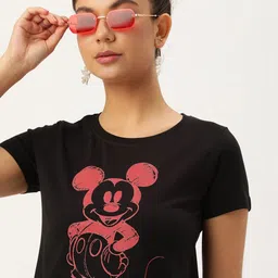 Kook N Keech Disney Women Mickey Mouse Printed T-shirt-picture-20