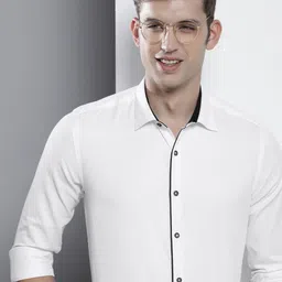 the indian garage co. x luxe Luxe by TIGC Men Slim Fit Opaque Cotton Formal Shirt-picture-14