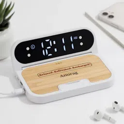 Bamboo Top Personalized Wireless Charger-picture-24