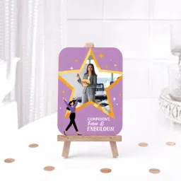 Personalized Confident And Fierce Photo Frame For Her image 1