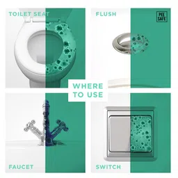 PEESAFE Set of 3 Toilet Seat Sanitizer Spray - Lavender 50 ml image 2