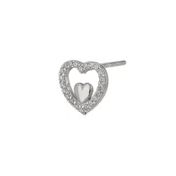 VANBELLE 925 Sterling Silver Heart Shaped Studs image 4