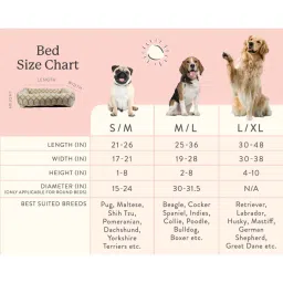 pawpourri Bohemian Plush Round Bed for Dogs - S/M image 3