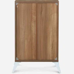 nilkamal Trixie 2 Door Shoe Cabinet In Oak Finish image 3