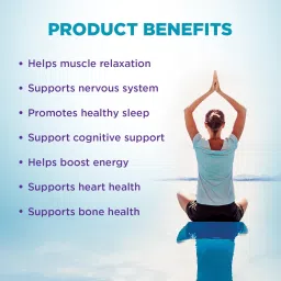 Healthyr-U Relax & Restore Magnesium Glycinate | Unique blend with Vitamin B6 & Vitamin D2 | Supports in Muscle Recovery, Healthy Sleep, Heart Health, Bone Health | Magnesium Supplement for Men & Women | 60 Tablets image 5