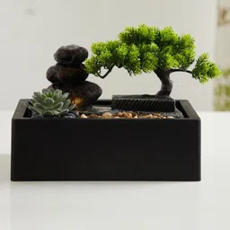 Home Centre Alpine Brown Trees & Peebles Water Fountain-picture-21