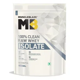 MuscleBlaze Raw Whey Isolate 90% with Digestive Enzymes (Unflavoured, 1 kg / 2.2 lb)-image-24