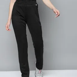 Reebok Women Black Solid Slim Fit Craft Training Trackpants-image-59