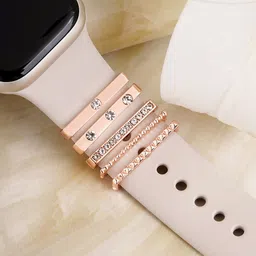 JOKER & WITCH Women Set Of 5 Stone-Studded Watch Charms-picture-26