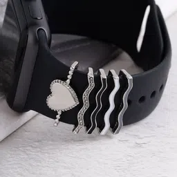 JOKER & WITCH Women Set Of 5 Stone-Studded Watch Charms image 1