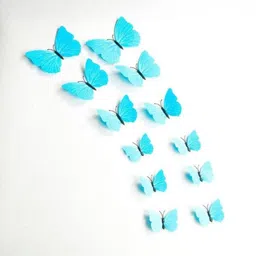 Jaamso Royals Blue 12 Pieces 3D Butterfly Wall Sticker-image-81
