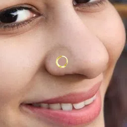 Sangria Gold-Plated Stud Nosepin-picture-37