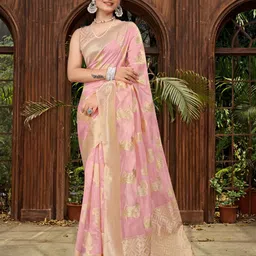 Aagiri Woven Design Zari Banarasi Saree-picture-11