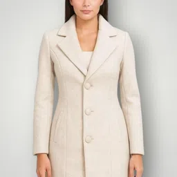 pepzo Women Solid Double Breasted Casual Blazer-picture-29