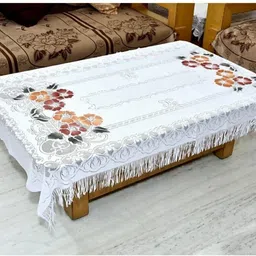 delhi pvc corp Self Design 4 Seater Table Cover-picture-18