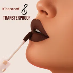 beauty people Soft Matte Lipstick, Mocha Muse, 5 ml, Waterproof image 4