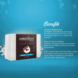 COROnation Herbal Set of 3 Goat Milk Luxury Soaps - 100 g Each image 2