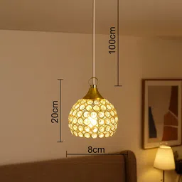 tripping Hanging Ceiling Lamp with Round Plate for Reception, D Chandelier Ceiling Lamp-picture-43