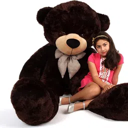 mosu Lovely soft and cuddly bear for girls kids/birthday /anniversary gift(6 feet) - 189 cm image 3