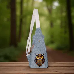 gau sudh Green Men & Women Shoulder Bag Hemp Super Fashion Chest and Shoulder Bag for Women & Men-picture-47