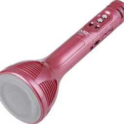 mz M802 (KARAOKE MIC WITH SPEAKER) Rechargeable FM Radio 5 Voice Changer Microphone-picture-10