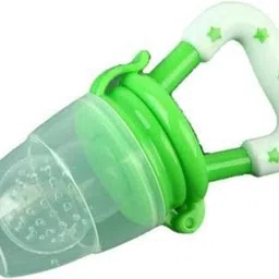 sbts Silicone Food and Fruit Nibbler/Feeder with Extra Silicone Mesh (Multicolor - SILICONE image 2