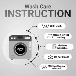 aavis decor Polyester 4 Seater Printed Table Cover image 5