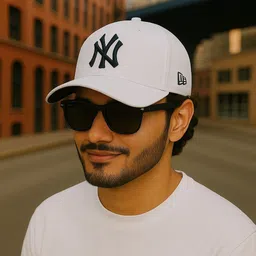 cap world Embroidered, Self Design, Solid Sports/Regular Cap image 3