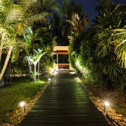 hbx LED Spike Light, Spot Light, Focus Light for Home Garden, (5 Watt), Optical COB LED, Cool White Light, Elegant Fiber Body, IP65 Waterproof for Indoor/Outdoor Use (PACK OF 2) Post Light Outdoor Lamp image 3