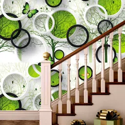creativeprint Vinyl Floral & Botanical Green Wallpaper image 2
