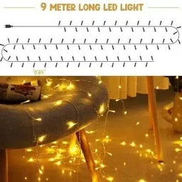 party midlinkerz Pink and Purple Birthday Decorations with White Net and Led Light Combo-58 pcs image 4