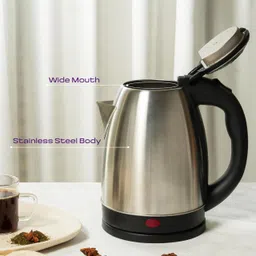 shopmart SHOP MART SmartBuy Prime Electric Kettle (1.8 L, Silver)#JustHere Electric Kettle-picture-14