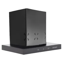FABER Hood Cygnus IN 3D HC SC FL BK 60cm 1350m3/hr Ducted Auto Clean Wall Mounted Chimney with Odor Sensor (Black) image 4