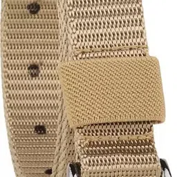 elivor Women Casual, Evening, Evening, Formal Beige Nylon Reversible Belt-picture-14