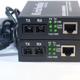 Kriz India MEDIA CONVERTER -DUAL FIBER (1 PAIR) - DUPLEX - 10/100-20KM 0 Ports 100 Mbps Network Switch-picture-30