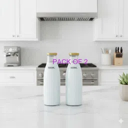 b7 creations Glass Milk Container - 500 ml image 1