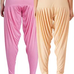 queenscode Viscose Rayon Solid Patiala image 2