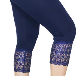 pinkshell Women Blue Capri-picture-24