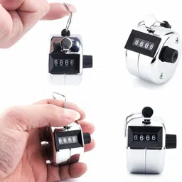 voltegic ™ Clicker Handheld Mechanical Number Click Counter Analog Tally Counter image 5