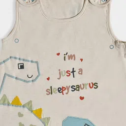 mi arcus Cotton Printed Cream Sleeveless for Kids Sleeping Bag image 3
